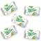Big Dot of Happiness Camping Party Mini Candy Bar Wrapper Stickers, Small Happy Camper Kids Birthday Favors, Decorative Camp Sticker Labels - 40 Count